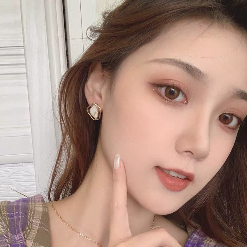 925 Silver Needle Niche Design Line Art Exquisite Enamel