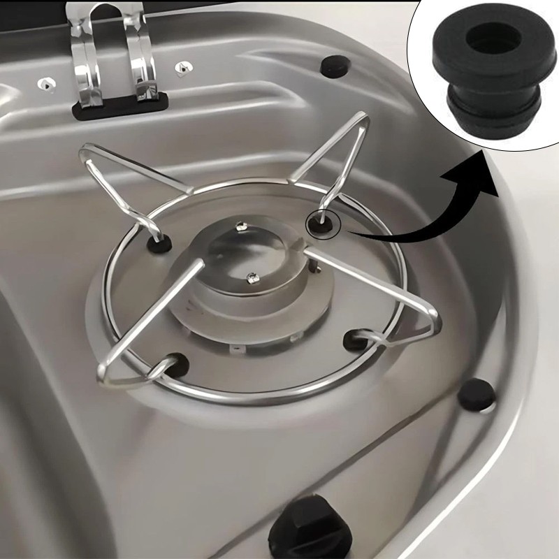 8X For Smev Dometic Grommet Sleeve Pan Hob Support Motorhome Caravan Camper NEW