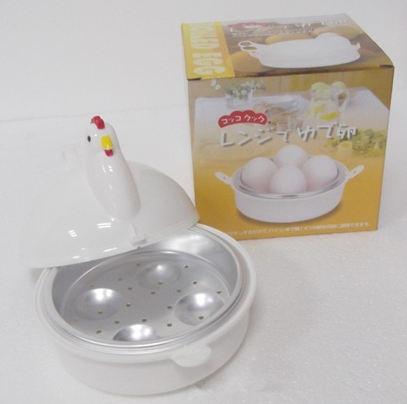 Title 4, Chicken Shaped Microwave Egg Steamer