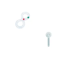 Cat toy turntable funny cat set - White Grey - View 1