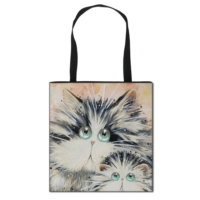 Foldable Cartoon Print Student Bag Tote Bag 6 Style - Shop at LoveMi