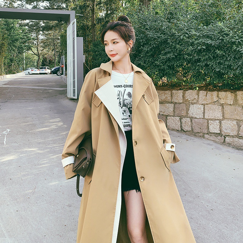 Korean Style Loose And Thin Windbreaker Jacket Trend Khaki - Shop at LoveMi