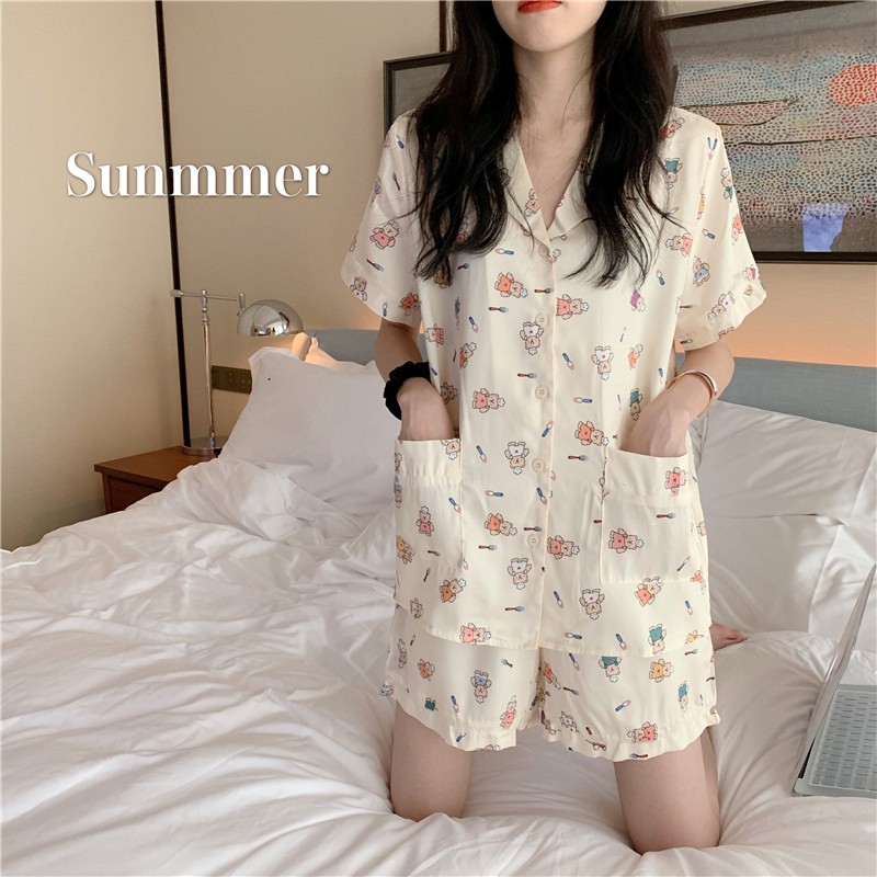 Title 4, Short-sleeved Pajamas Women