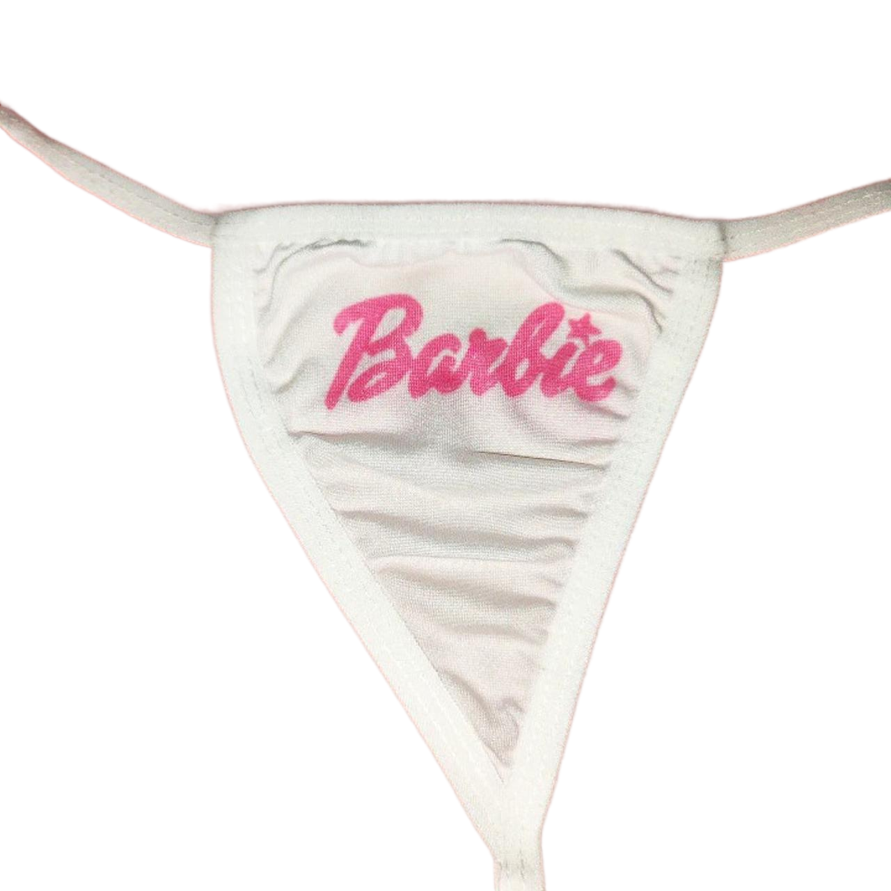 Title 5, String Barbie Sexy en Coton à Lacets avec Impri...