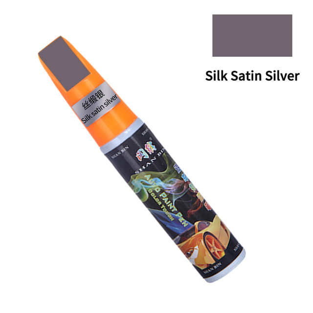 Silk satin silver