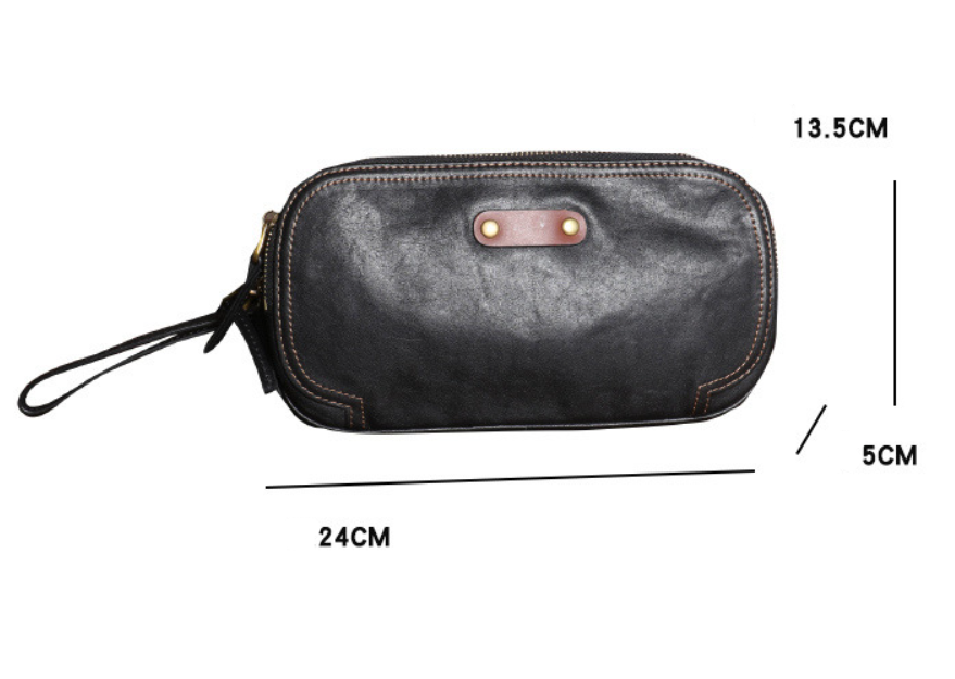 Men's Multi-functional Small Bag Cowhide Fanny Pack One Shoulder Cross-body — foto 6