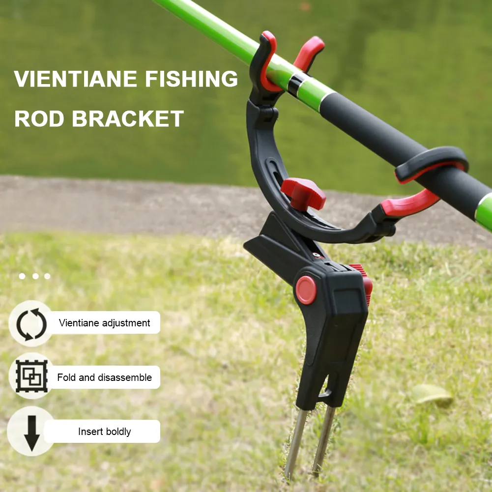 360 Degree Adjustable Fishing Pole Holder Universal