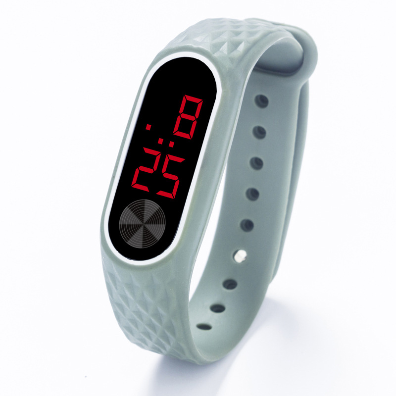 Silicone Children's LED Red And White Light Watch - Picture 5 of 11