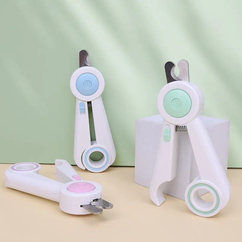Dog Nail Clippers Grinder Cat Build-in LED