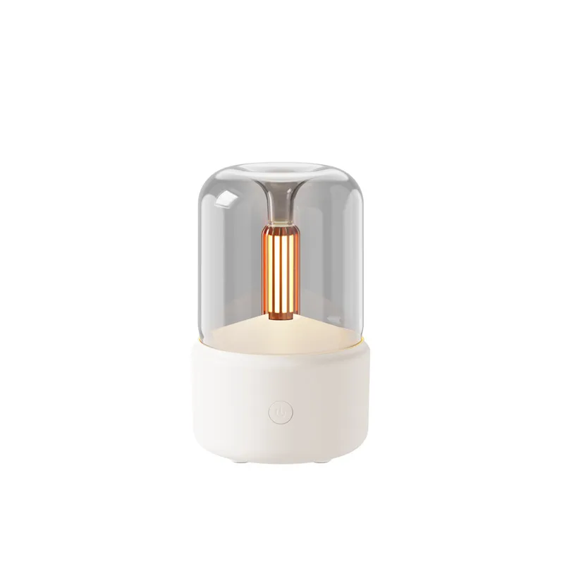 Atmosphere Light Humidifier Candlelight Aroma Diffuser Portable 120ml Electric USB Air Humidifier Cool Mist Maker Fogger 8-12 Hours With LED Night Light – image 6