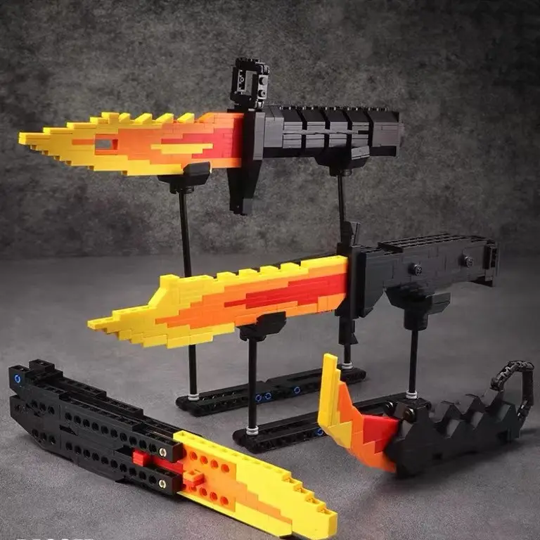 Weapon Puzzle Assembling Building Block Toy