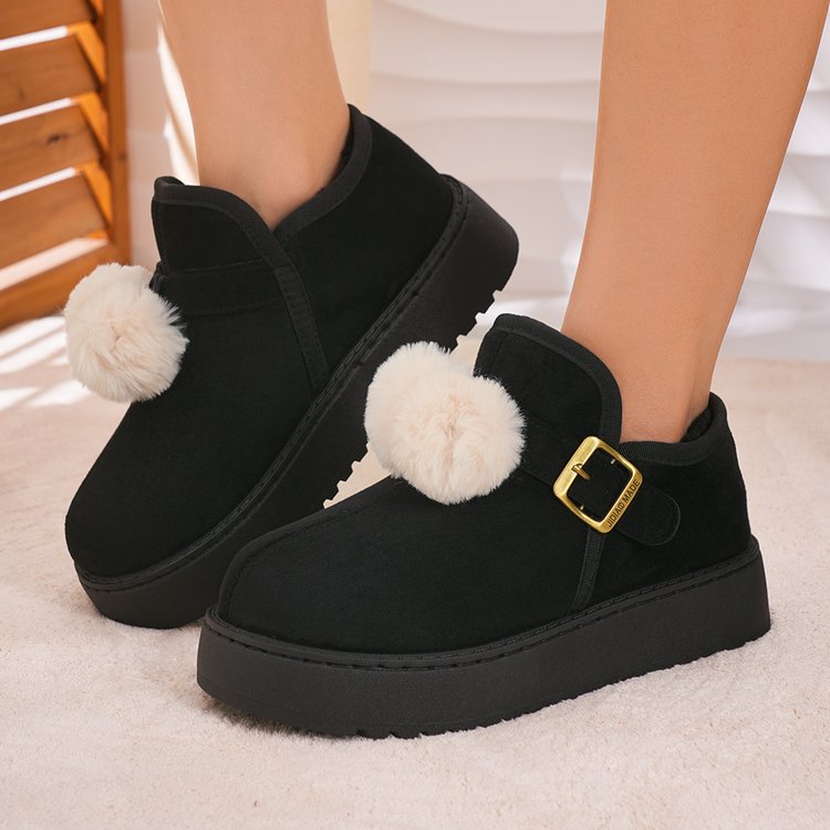 Faux Suede Snow Boots, picture 3 of 5
