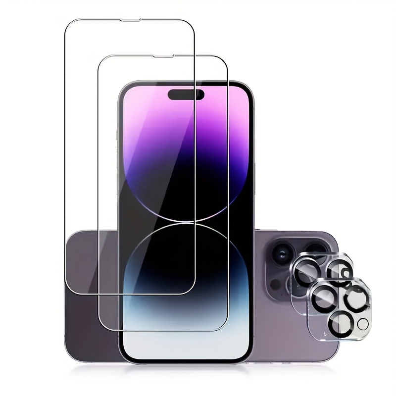 8pcs HD Tempered Glass Screen Protection - For IPhone 14 15 16 Pro - 14 15 16 Pro Max - 17 Air - 16e - 14 15 16 Plus Protective Glass Film