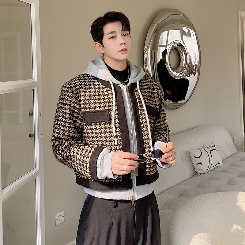 Men's Mix And Match Fake Two Piece Suit