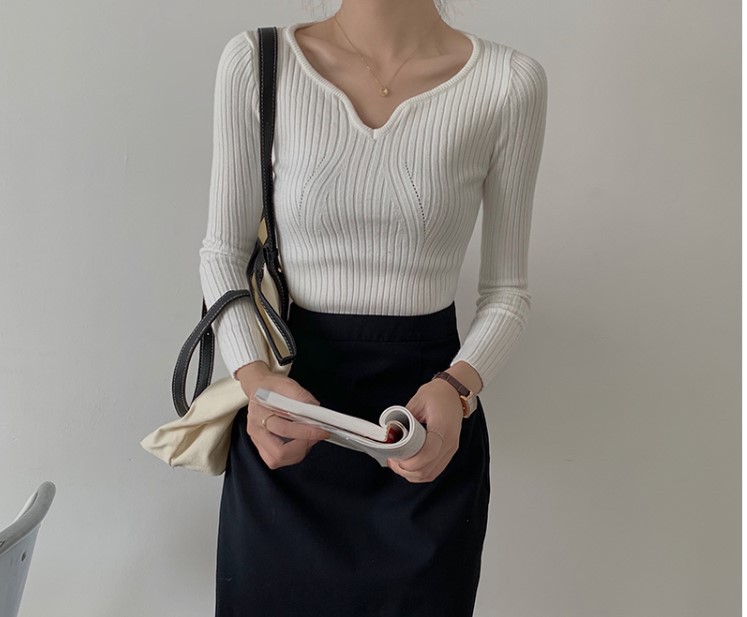 Title 2, Womens collar sweater, all-match loose pullove...