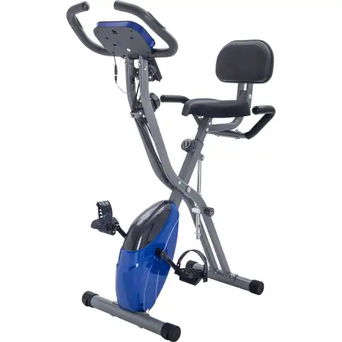 Foldable Upright & Recumbent Exercise Bike with Adjustable Resistance