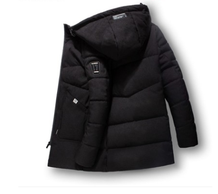 Title 10, Stand-up collar shiny down padded jacket