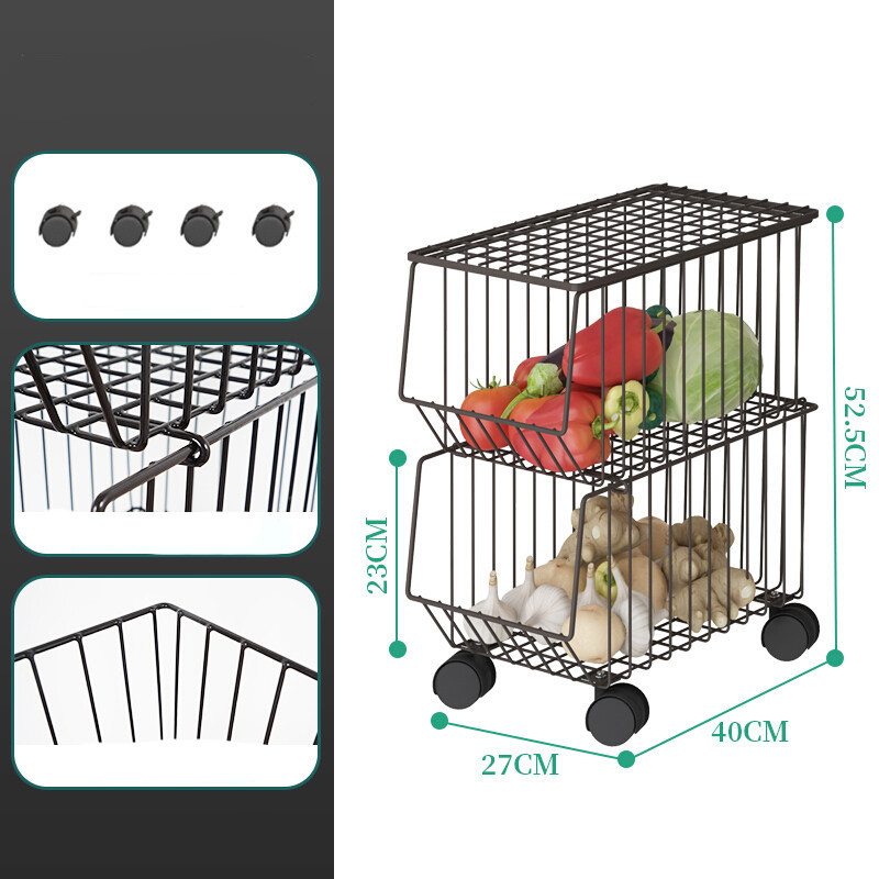 Black Paint Seasoning Bottle Finishing Storage Rack