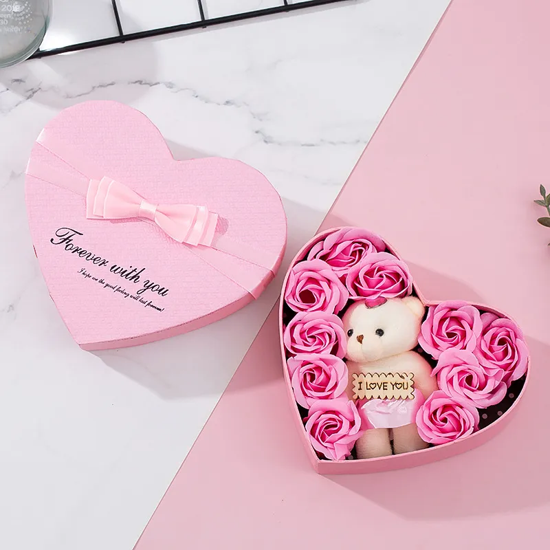 Heart-shaped Rose Red Gift Box New Year Christmas Gift Box Valentine's Day Christmas Gift Mother's Day Birthday Gift – image 5