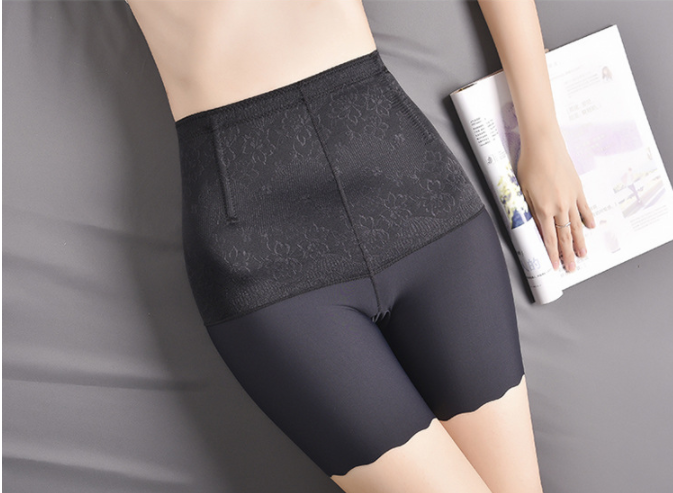 Title 5, High-waisted flat-leg belly pants