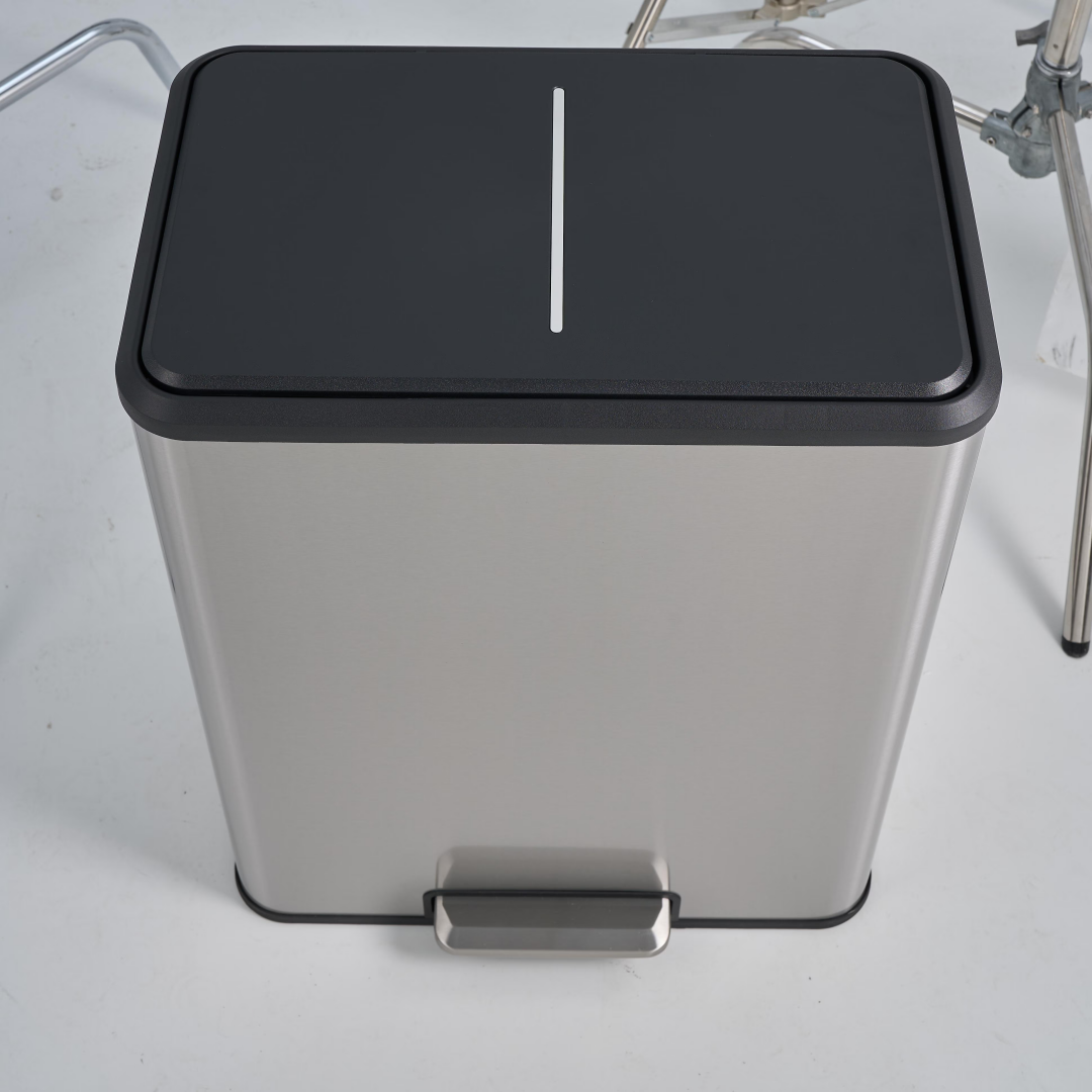 SSTC601-60L-S, Stainless Steel Kitchen Trash Can, 60L - Image 1