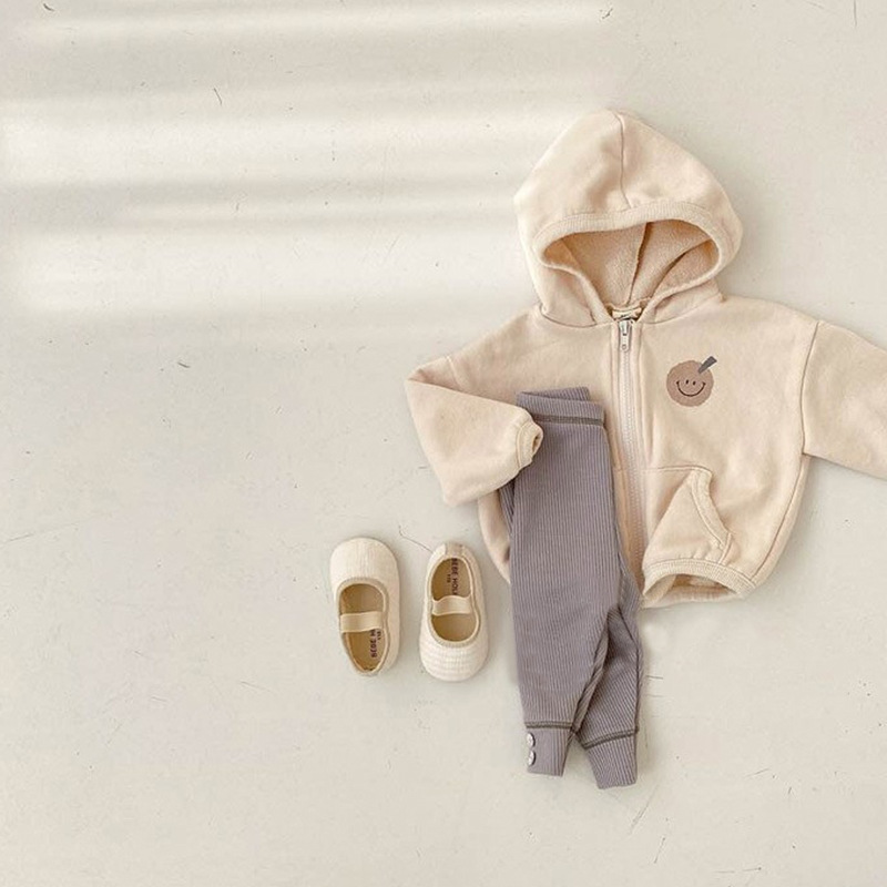 Children's Baby Fashion Casual Loose Zipper Sweater Coat