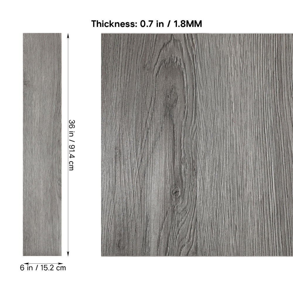 Floor Planks Tiles Self Adhesive Wood Effect Vinyl Flooring Bathroom Decor — image 10