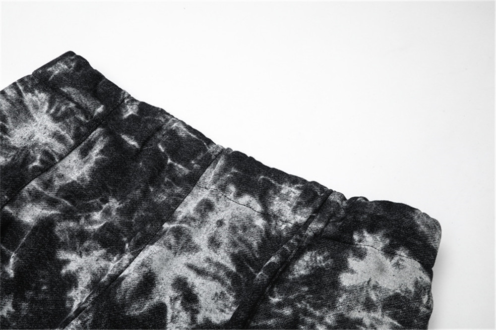 Men's Vintage Gradient Tie Dye Casual Trousers