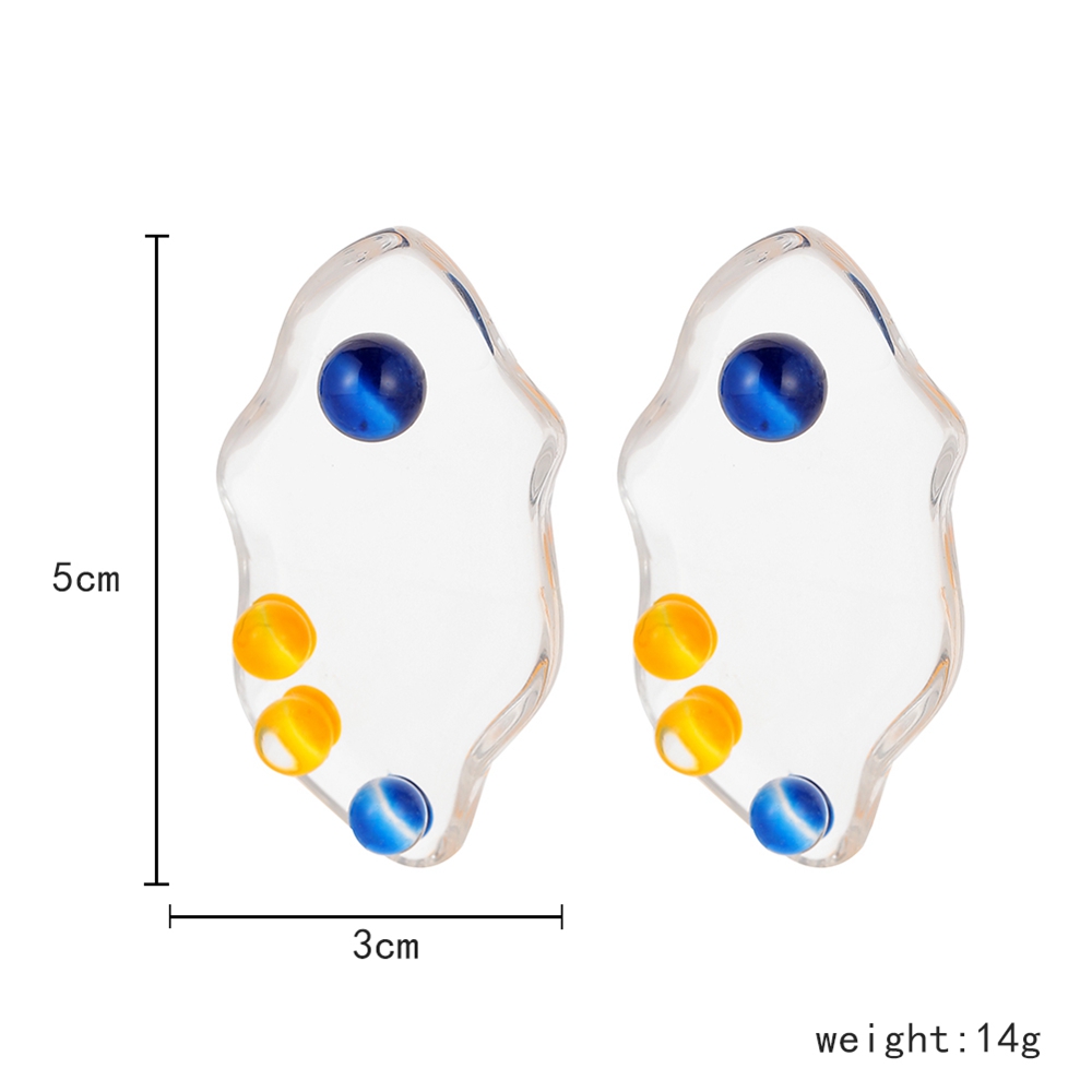 European And American Fashion Irregular Simple Earrings