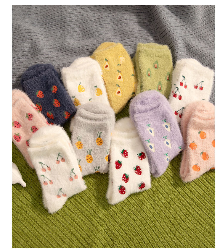 Title 5, Thicken Home Casual Sleeping Cute Socks