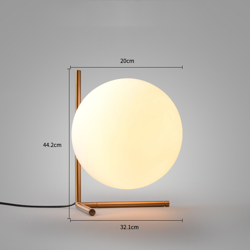 Right angle table lamp