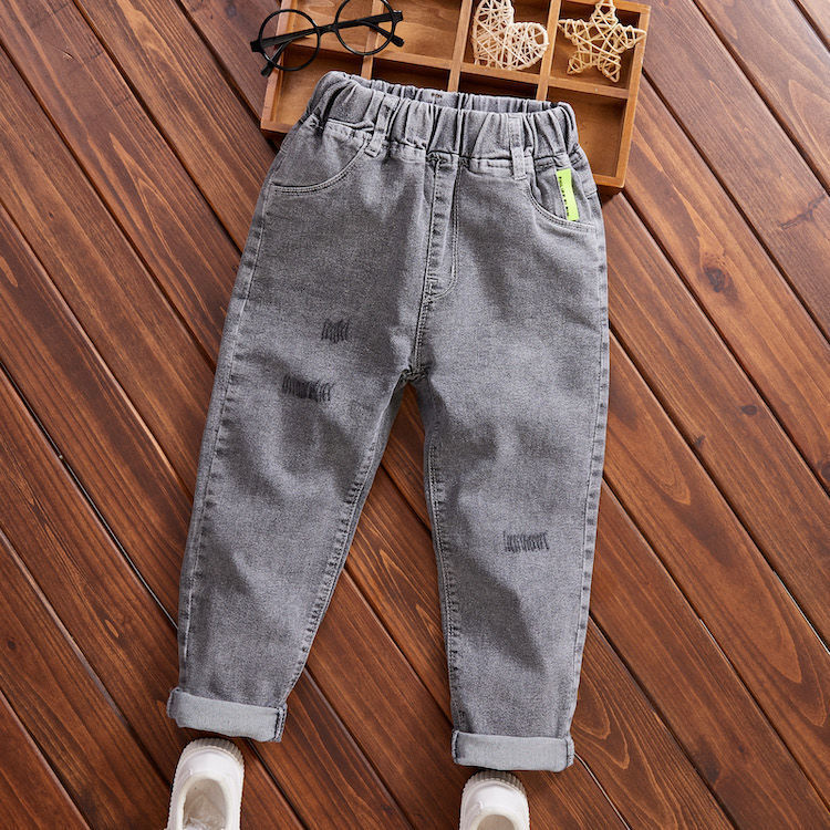 Children's Jeans Thin Loose Trousers — foto 3