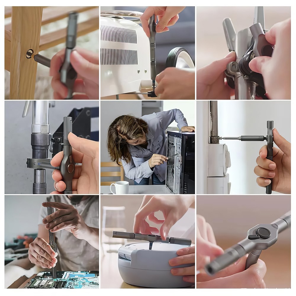 42 In 1 Magnetic Screwdriver Set DIY Ratchet Set,Multi Bit Drive — image 11