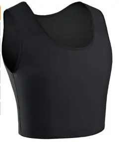 Fashion Summer Yoga Solid Colour Slim Fit Round Neck Camisole Casual Vest - Black - View 1