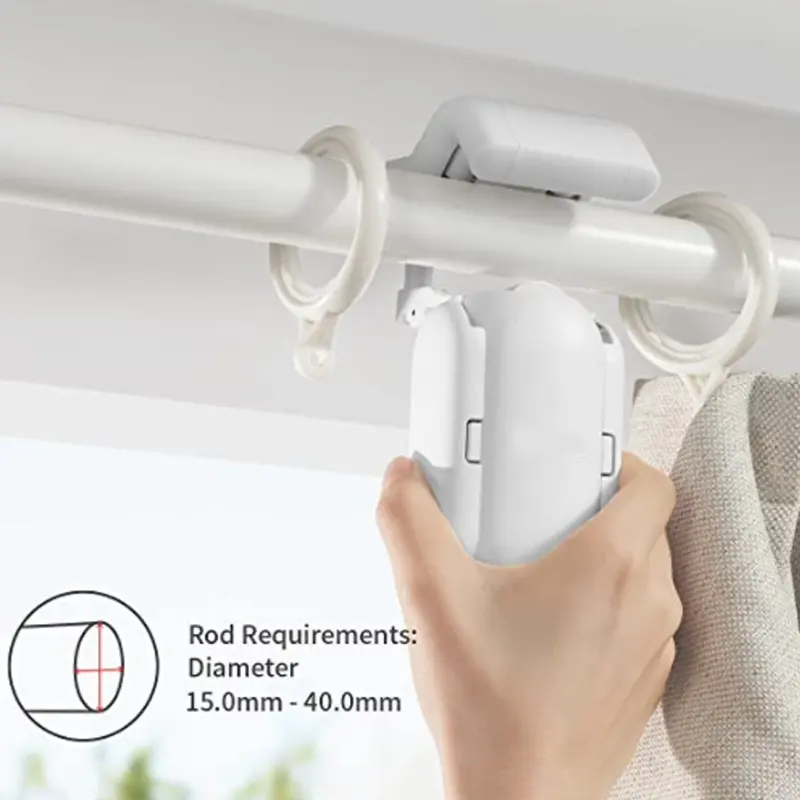 Electric Curtain Refitted Automatic Robot Roman Rod Track