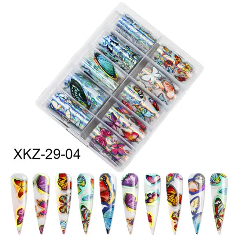 Nail Butterfly Laser Star Transfer Paper Diy Sticker