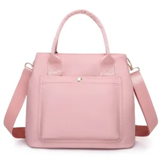 Fashion Handbag Without Ladies Embroidery Thread Fabric - Pink