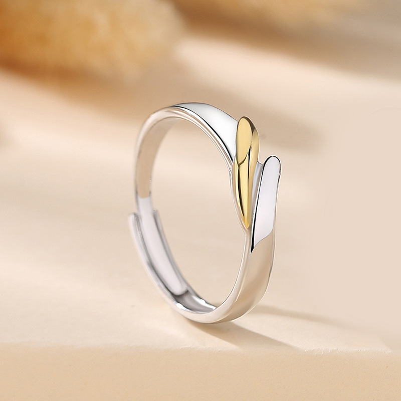 Title 2, Zlatni prsten za lake pare od 925 Sterling Silver