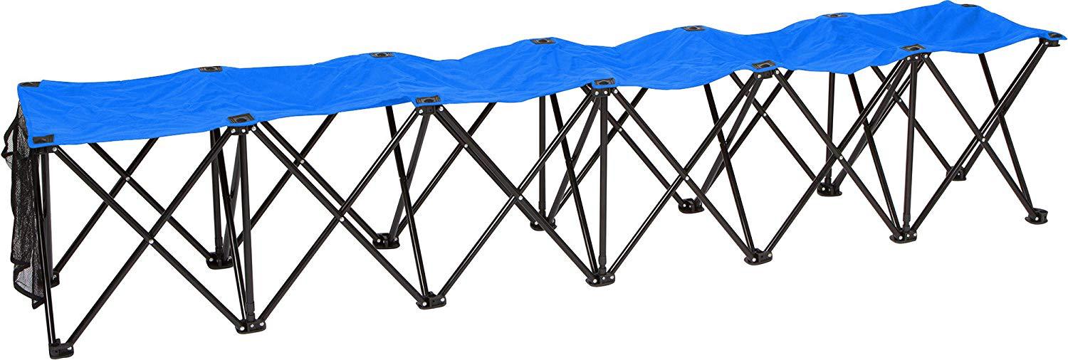 Outdoor Leisure Folding Beach Chair (Blue-245x40x40cm)