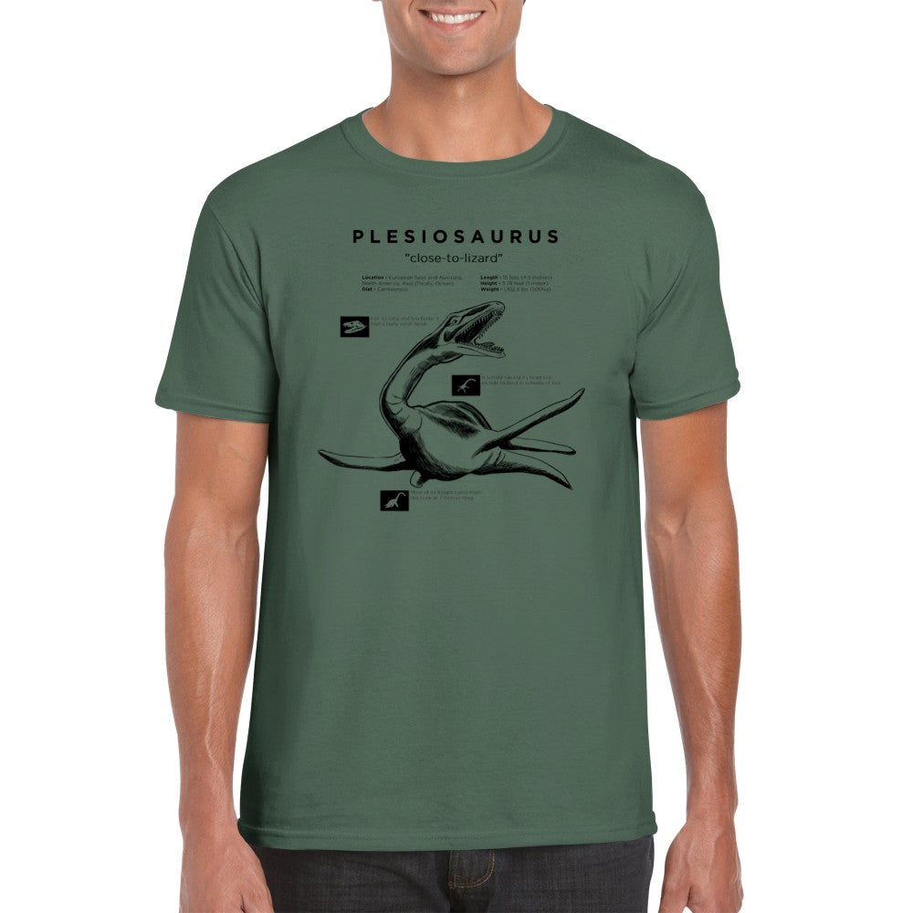 Title 4, Serpentine Prehistoric Reptile Silhouette Short...