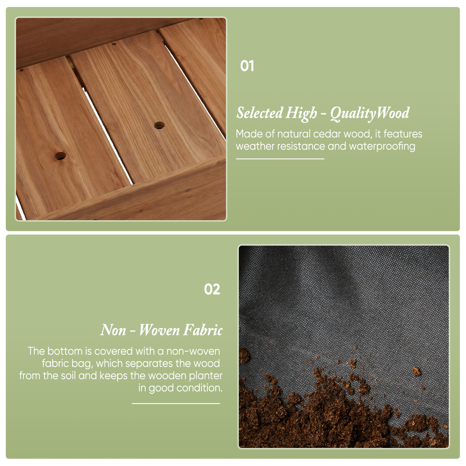 A Legged Elevated Flower Pot, An Outdoor Planting Box With Padding, Used For Growing Herbs, Flowers And Vegetables