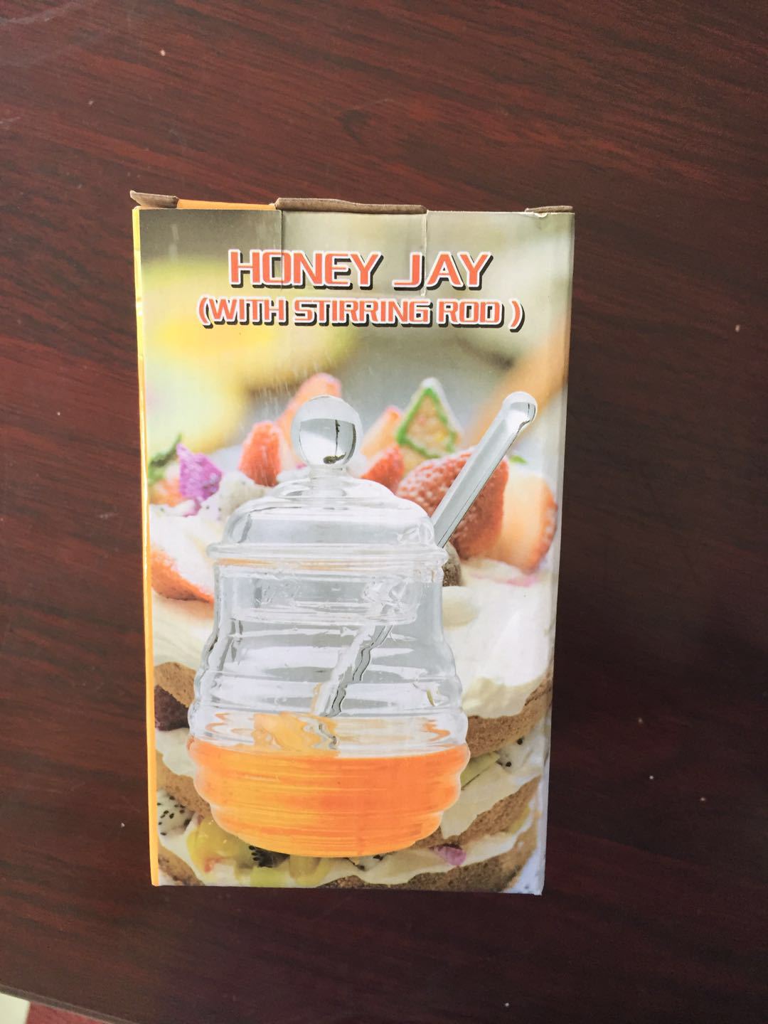 Title 6, Honey With Stir Bar Honey Seasoning Juice Jar