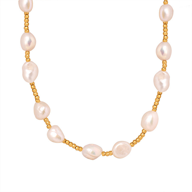 Title 2, Romantic Freshwater Pearl Fashion Necklace