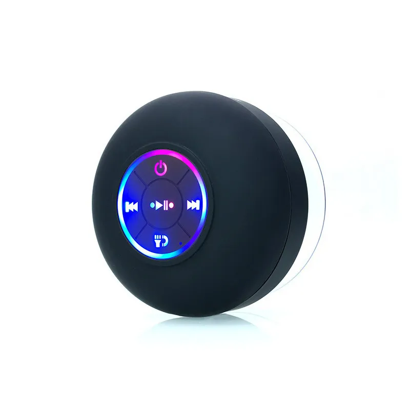 Big Suction Cup Waterproof Bluetooth Speaker LED Light Emitting – image 7