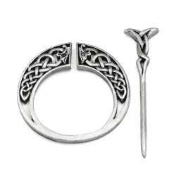 Women's Fashion Vintage Disc Hairpin - Silver - View 1