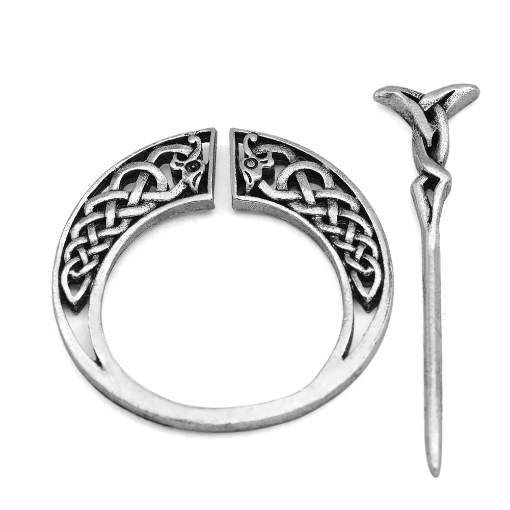 Women's Fashion Vintage Disc Hairpin - Silver
