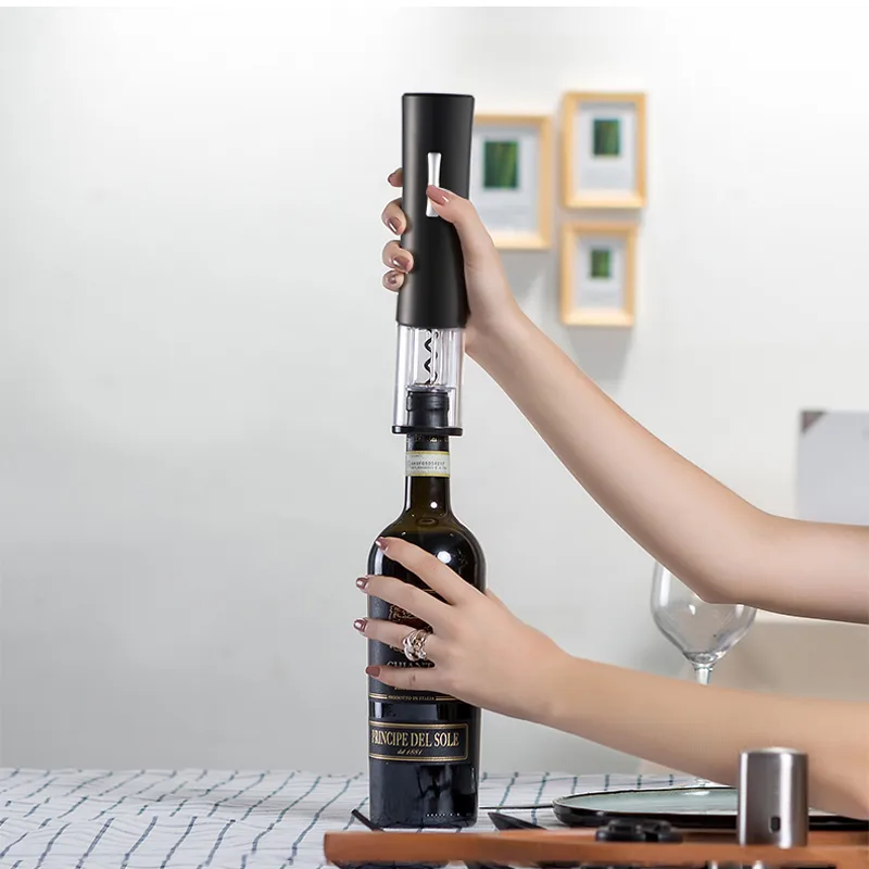 Electric Wine Opener Corkscrew Foil Cutter Set Automatic High-end