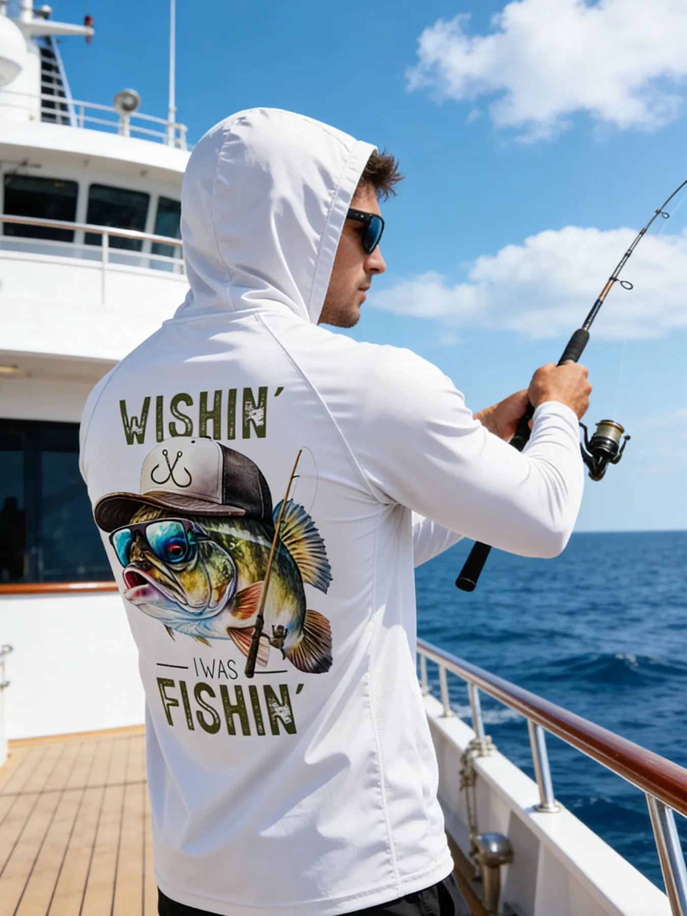 Fishing Hoodie UPF 50 Anti UV Sailing