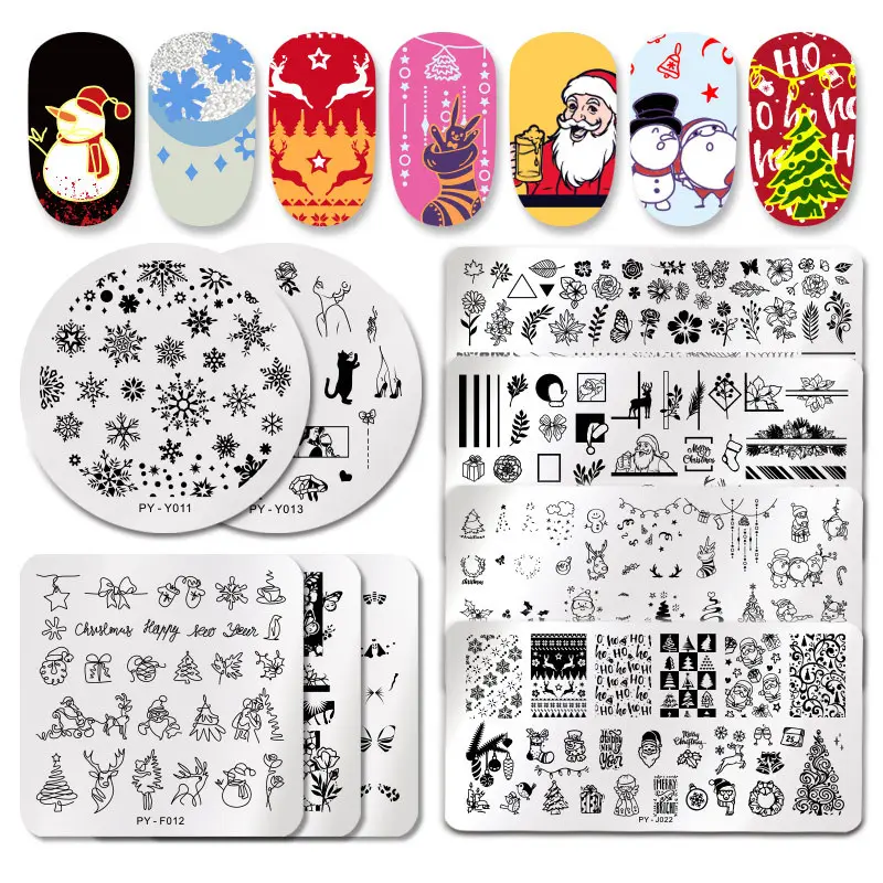 Nail Plate Printing Template Transfer