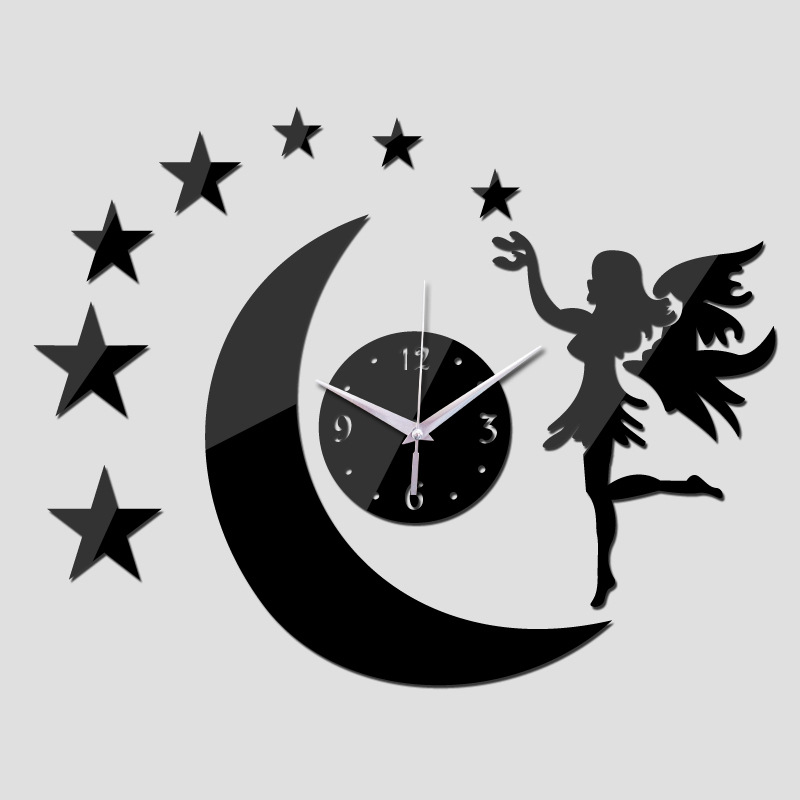 f2188256 37d4 4e82 9e35 dfea77934a7e - Acrylic Wall Clock Study Room Living Room Wall Sticker
